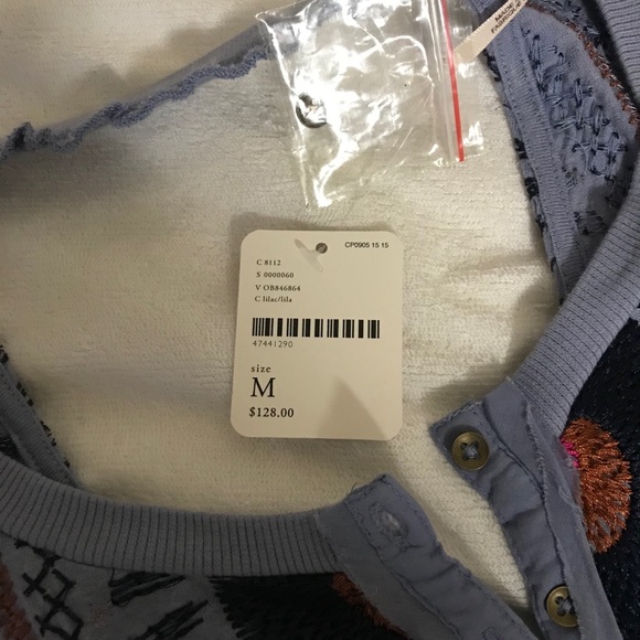 BNWT Free People Blouse/Shawl - Picture 3 of 9